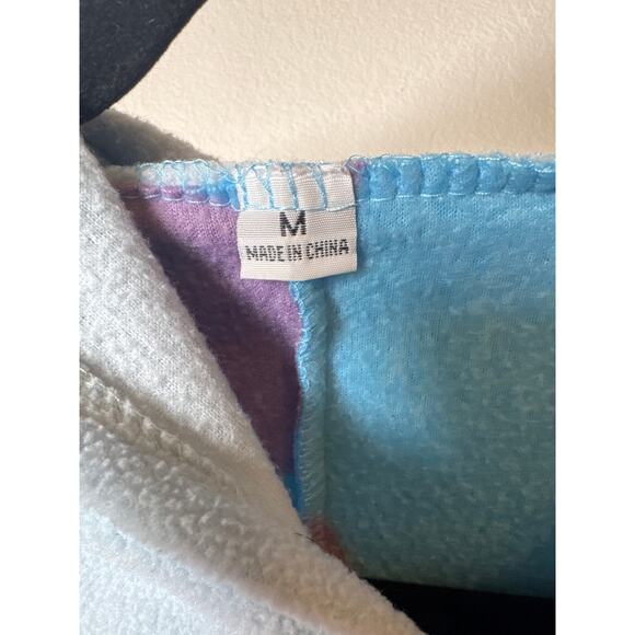 Monsters Inc Sully One Piece Button Up Costume with Tail Pockets And Hood Med - Picture 6 of 8